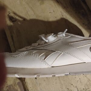 Reebok White Low-Top Leather Trainer